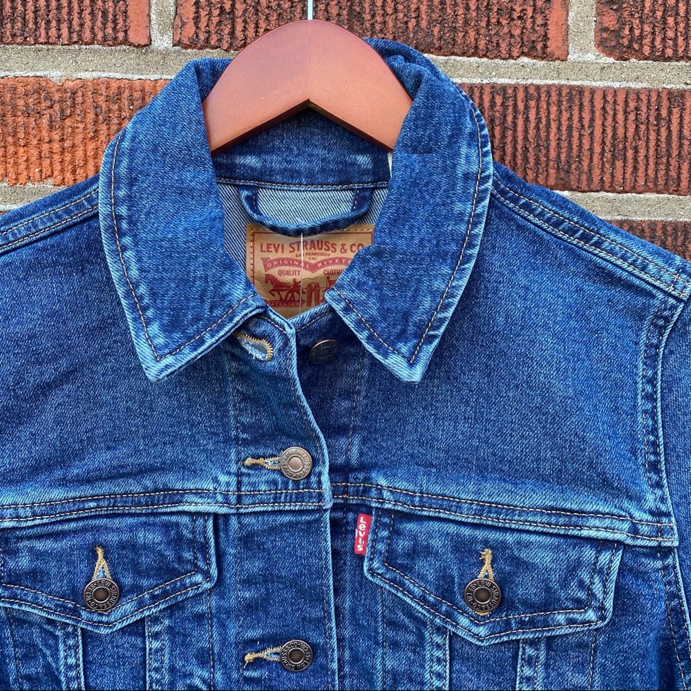 🆕 Levi's Original Denim Trucker Jacket - Picture 4 of 11